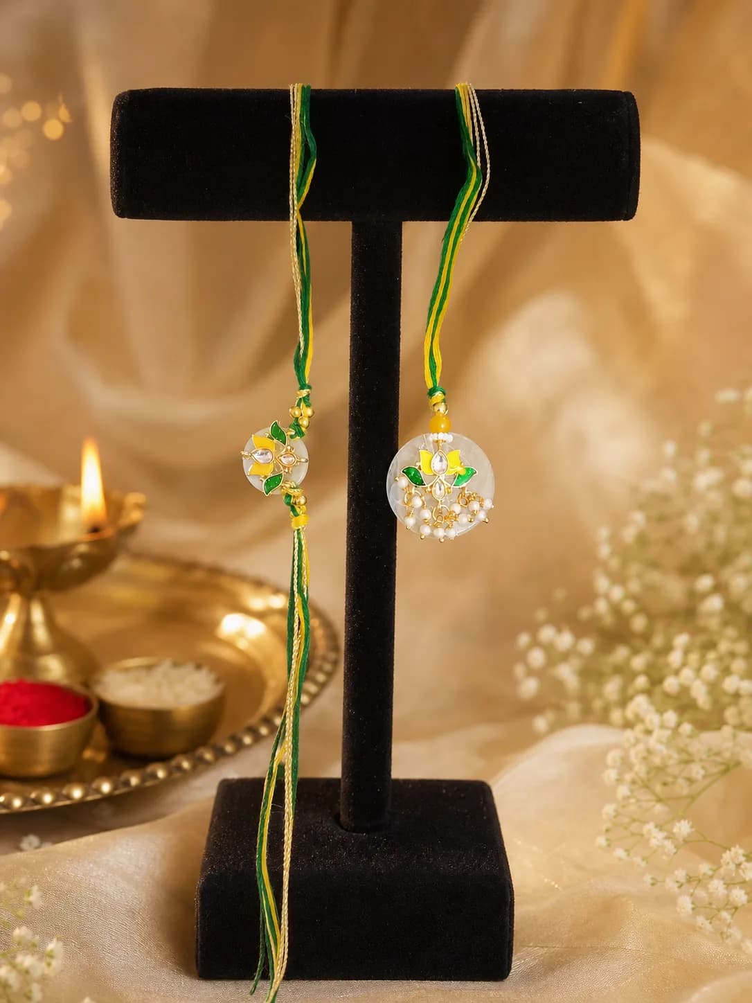 Green Bhaiya-Bhabhi Set